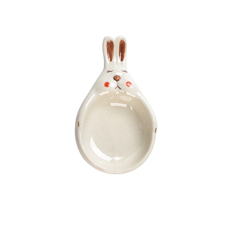 Title 1, Creative Cute Rabbit Ceramic Saucer Dish