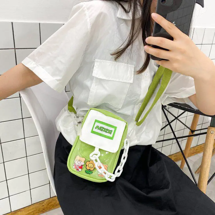 Korea Ins Cute Small Bag Female Messenger Trendy Summer Fashion - Green