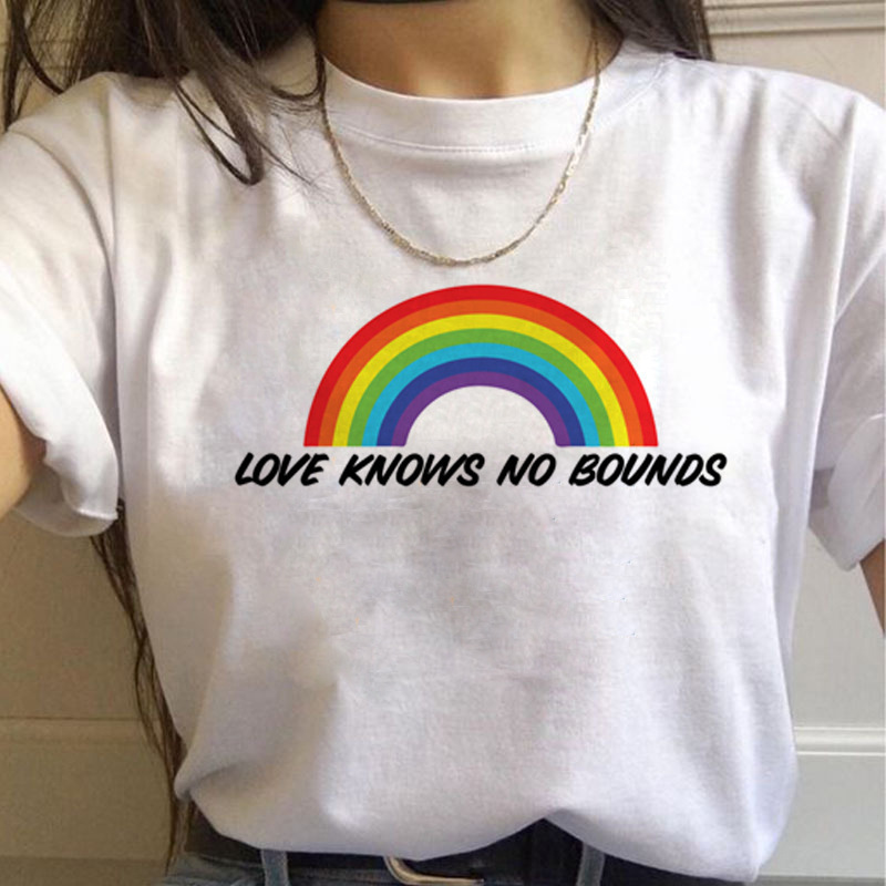 Title 3, WomenT Shirts Gay Pride Rainbow Gay Short Sleev...