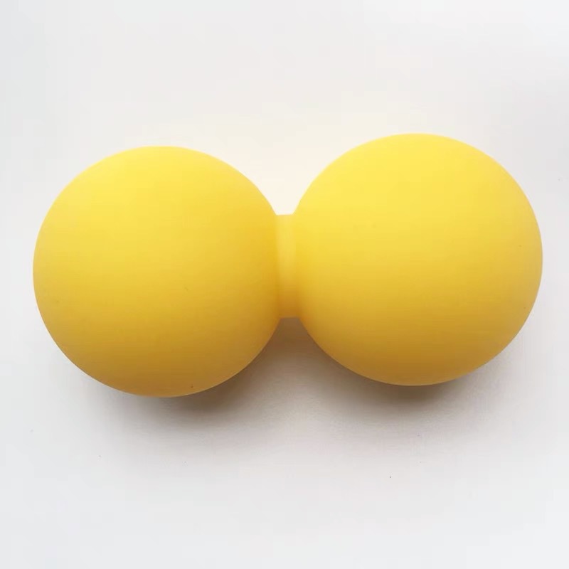 Popular Muscle Relaxing Silicone Fascia Ball, Foot Acupressure Ball, Arm Training Yoga Fitness Massage Ball, Peanut Ball - Alibaba in Yellow