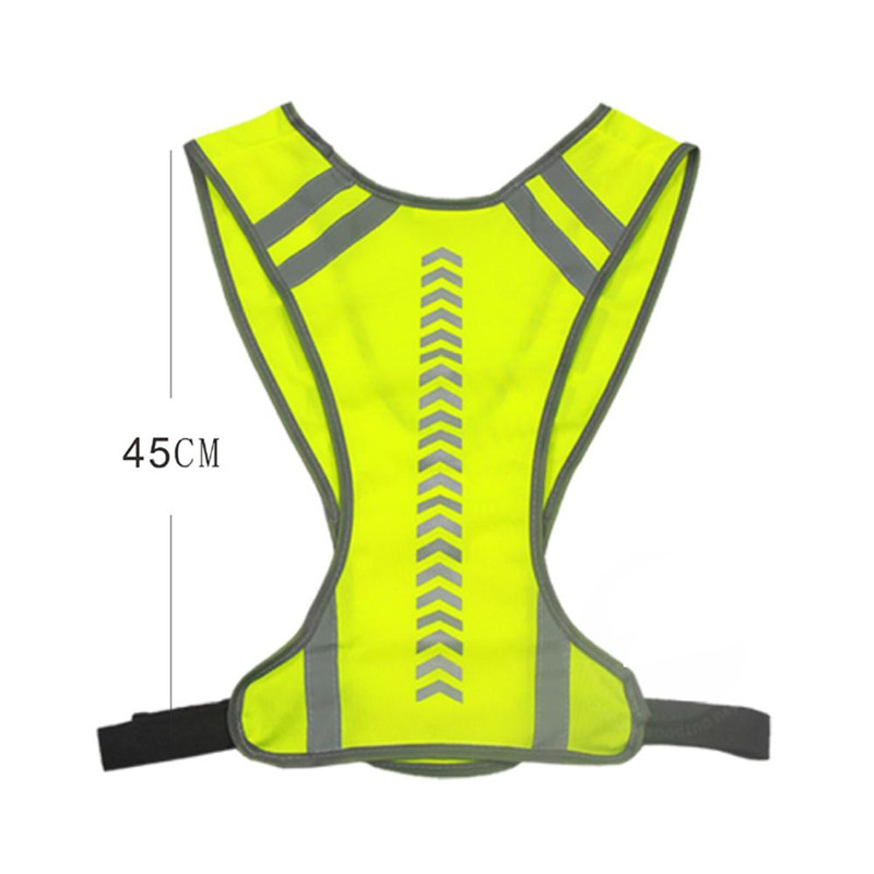 Arrow Guide Indicates Reflective Vest