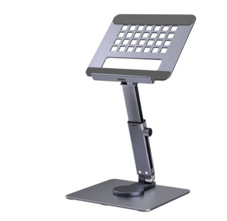 Rotatable Integrated Lift Folding Mechanical Aluminum Mobile Phone Tablet - Image 4