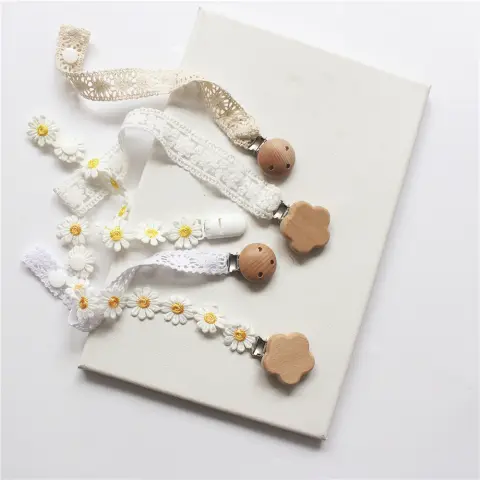 Baby Pacifier Clip Teeth Glue Anti-lost Chain