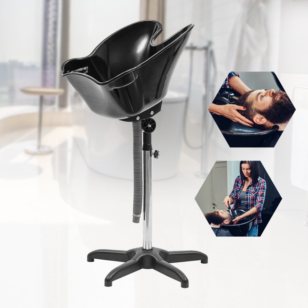Mobile Portable Shampoo Sink Salon Hair Washing Basin BackWash Hairdresser — image 2