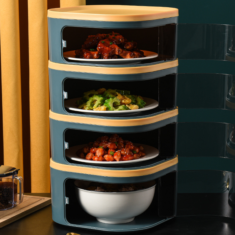 Multi-layer Household Multifunctional Dust-proof Cover For Heat Preservation Dish Cover