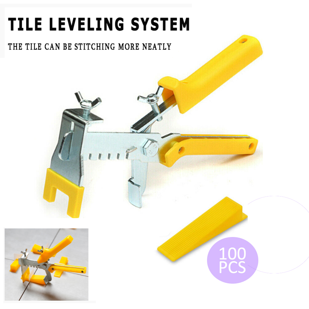 500-4000PCS Tile Leveling System Clips Levelling Spacer Tiling Tool Floor Wall
