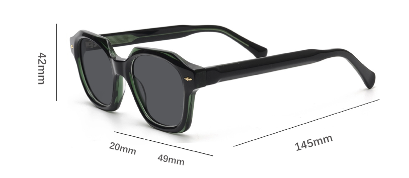 Retro Square Driving Sunglasses