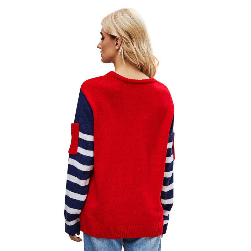 Women's Fashion Loose Long Sleeve Knitwear