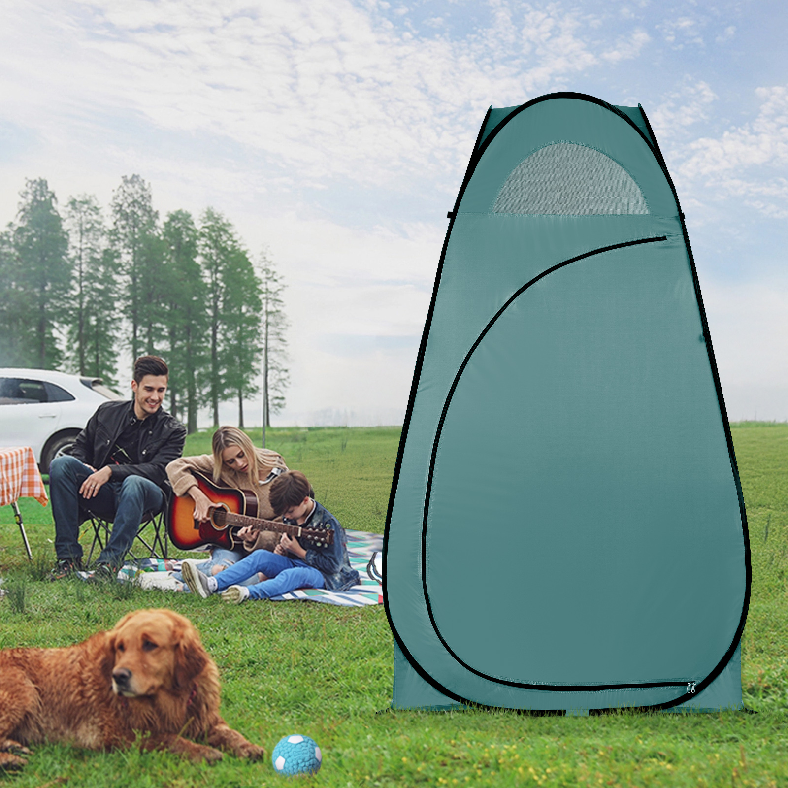 Pop-Up Privacy Tent, Army Green