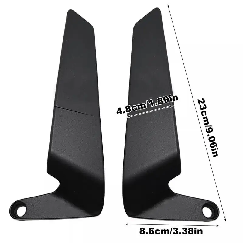 Motorcycle Wind Wing Rear View Mirrors Stealth