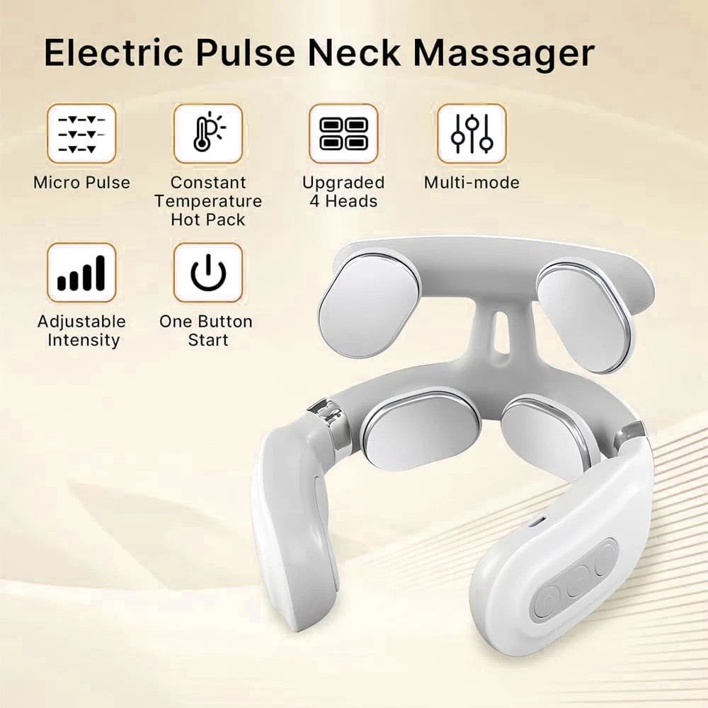 Electric Cervical Neck Pulse Massager Pain Shoulder Relief Body Muscle Relax UK — image 7