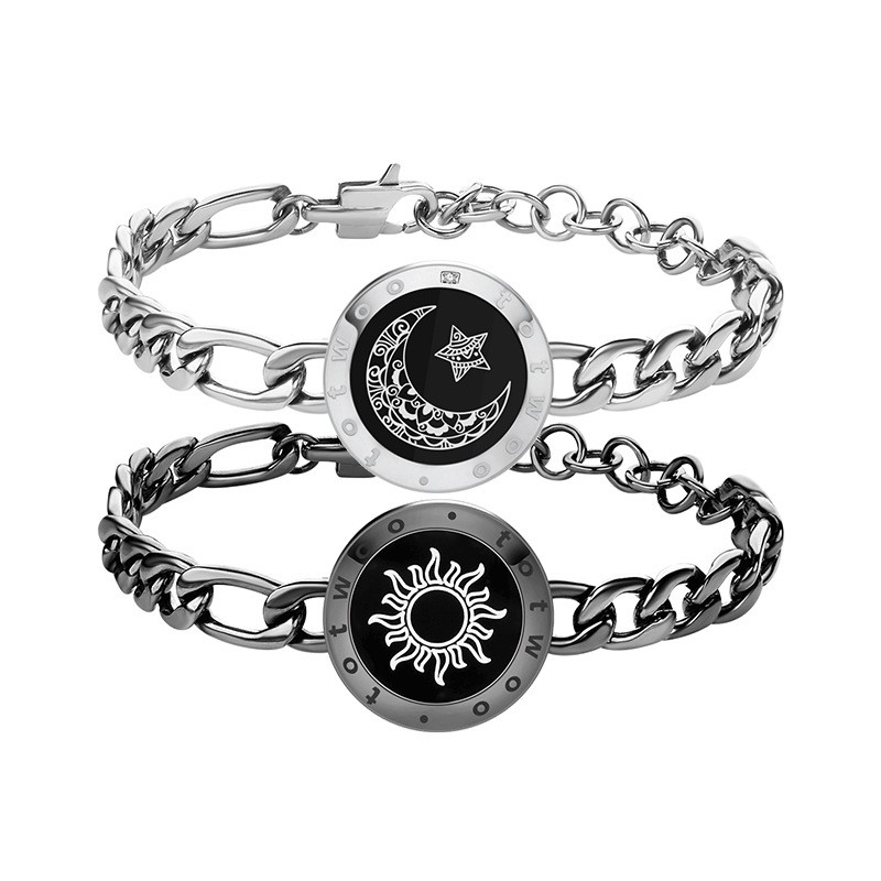 Sun-Moon Smart Sensing Couple Bracelet - CJdropshipping