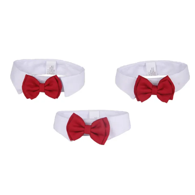 Pet Collar Pet Supplies Red Butterfly Festival Cotton Tie Red - Shop at LoveMi