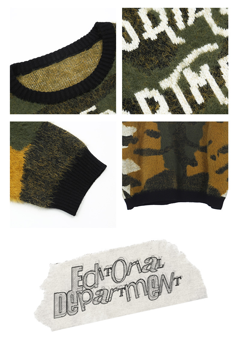 Men's Round Neck Loose Street Trend Sweater