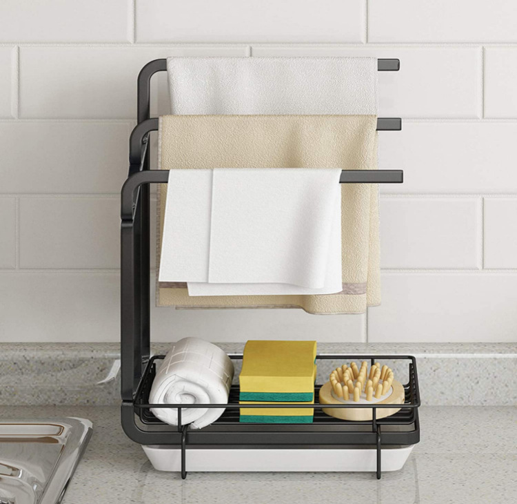 Title 2, Kitchen Removal Wipe Rack Countertop Sink Drain