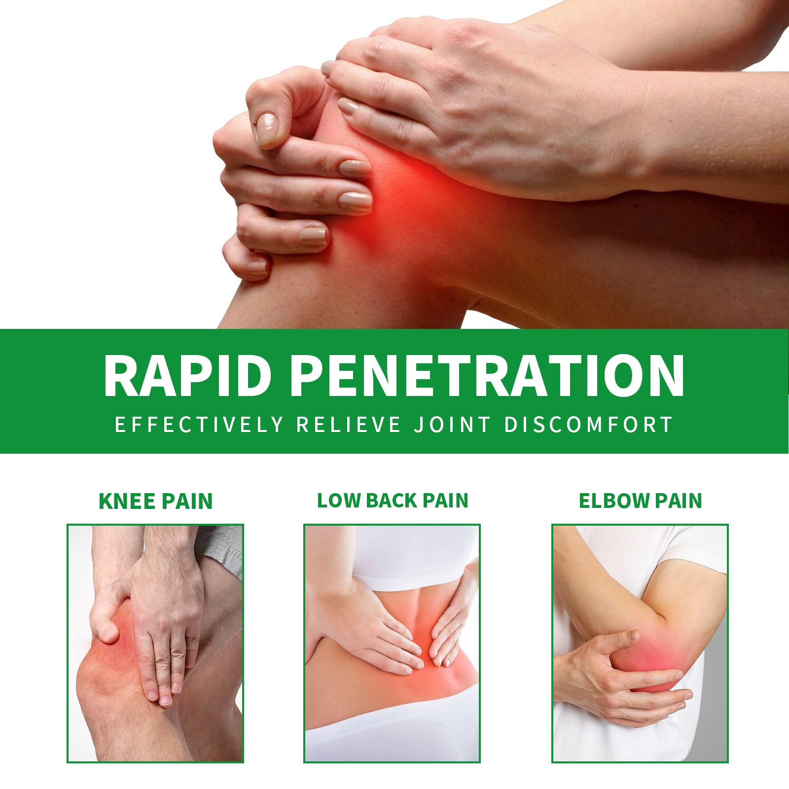 South Moon Knee Patch, Activating The Muscles And Bones To Relieve Pain Of Lumbar Vertebrae Joint Wormwood Patch