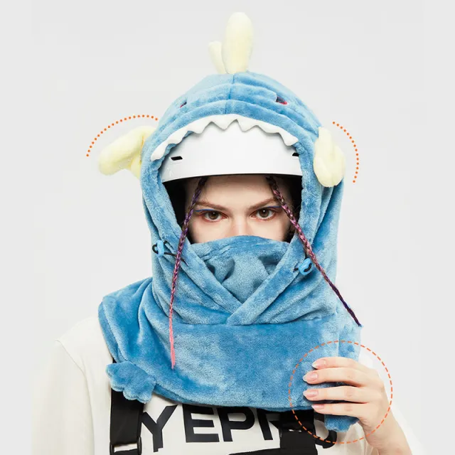Fashion Ski Helmet Hat Cover Decoration Shark - Shop at LoveMi