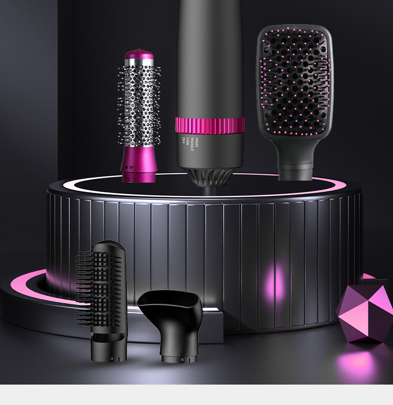 Sèche-cheveux multifonctionnel cinq en un, 110v, 1200w – Image 4