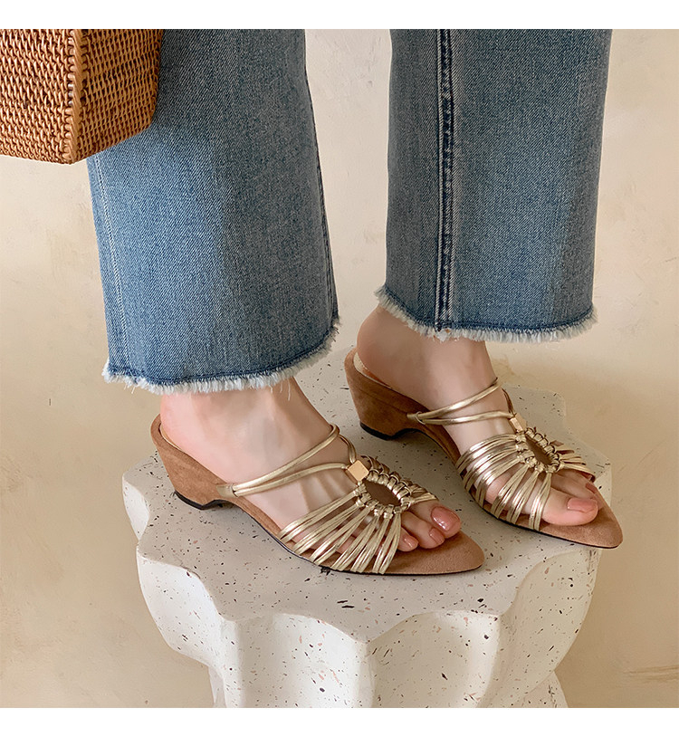 Wedge Slide Sandals, picture 2 of 4