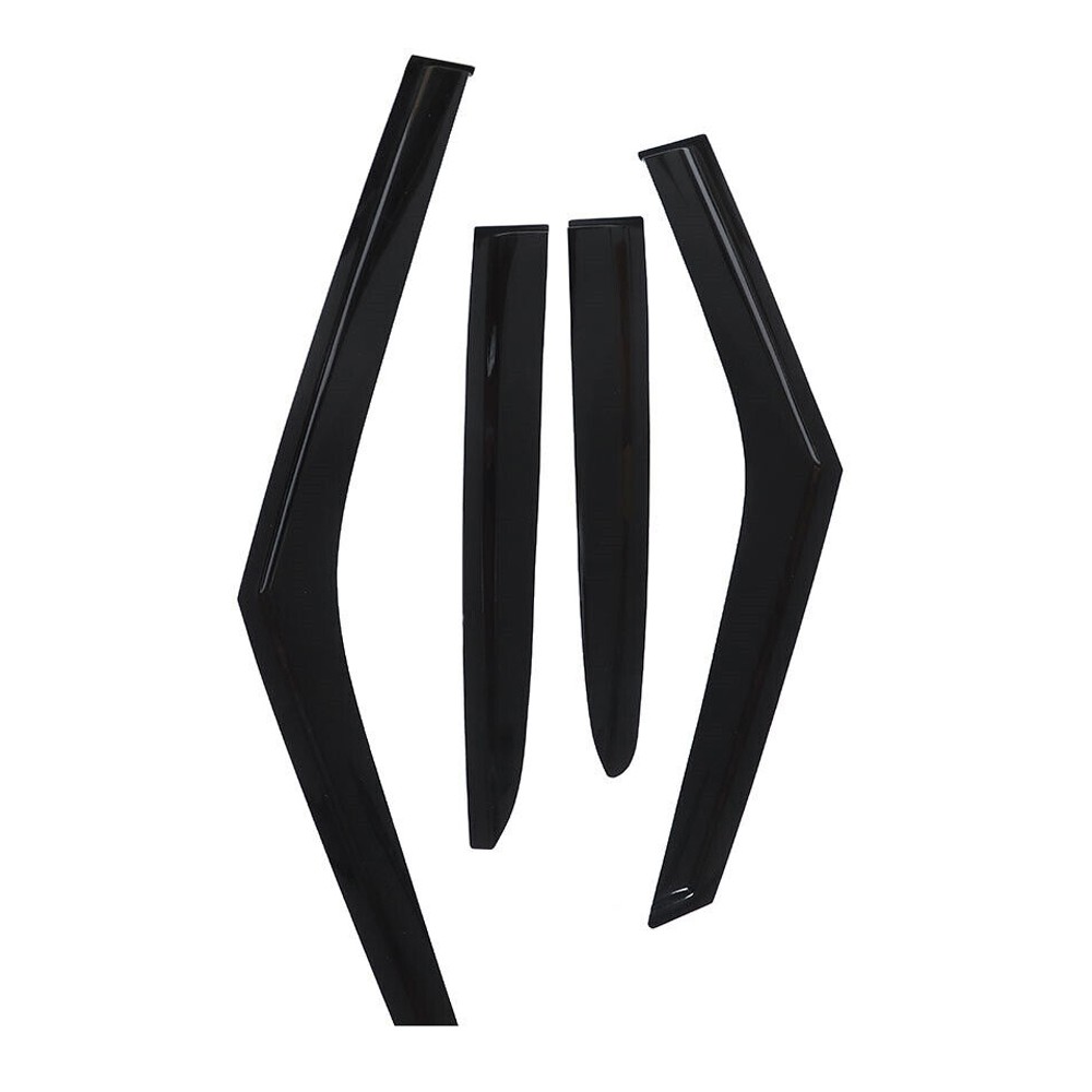 Window Visors Smoke Sun Rain Vent Guards Shade — foto 4