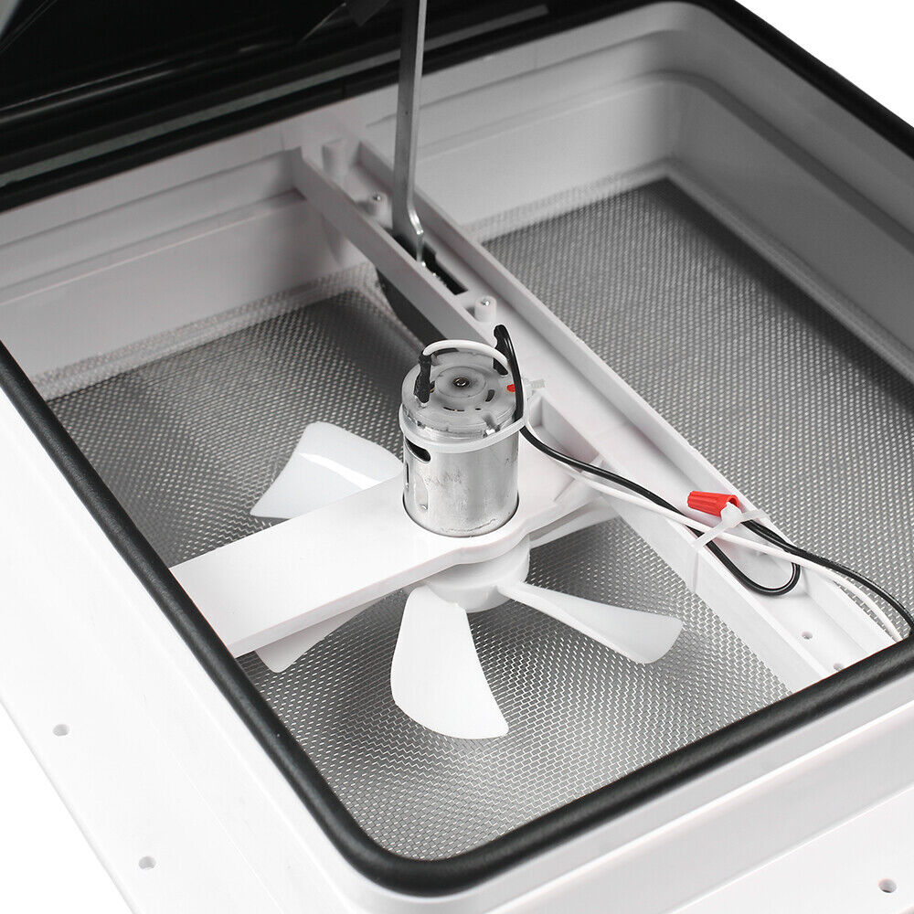 Camper Roof Vent Horsebox Motorhome Shower Hatch Blind 420x420 Caravan Skylight — image 6