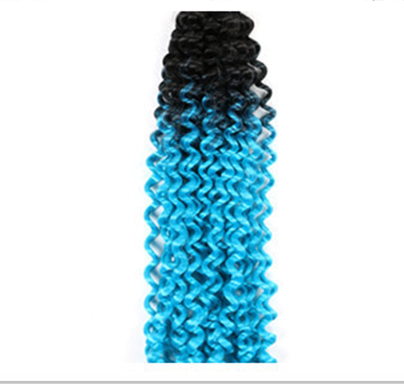 Chemical Fiber Crochet Hair 14 inch Water Ripple Gradient Dyeing9 - Shop at LoveMi
