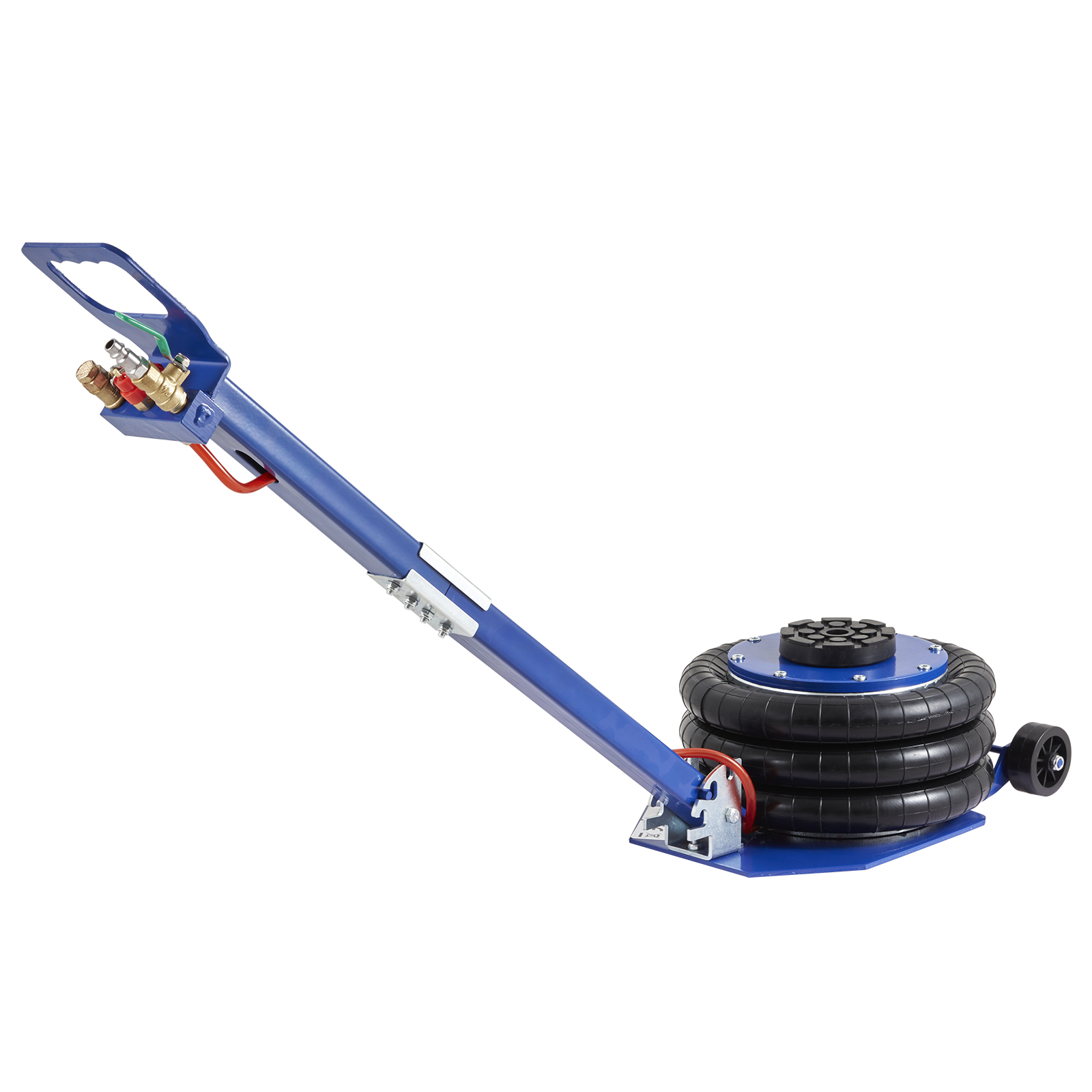 VEVOR 3 Ton Air Jack Triple Bag, Fast Lift Pneumatic Car Jack, Adjustable Handle - Foto 8 di 8