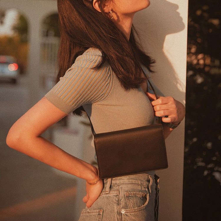 Blue Slim-fitting Ice Silk Short-sleeved Sweater Summer V-neck Women's T-shirt