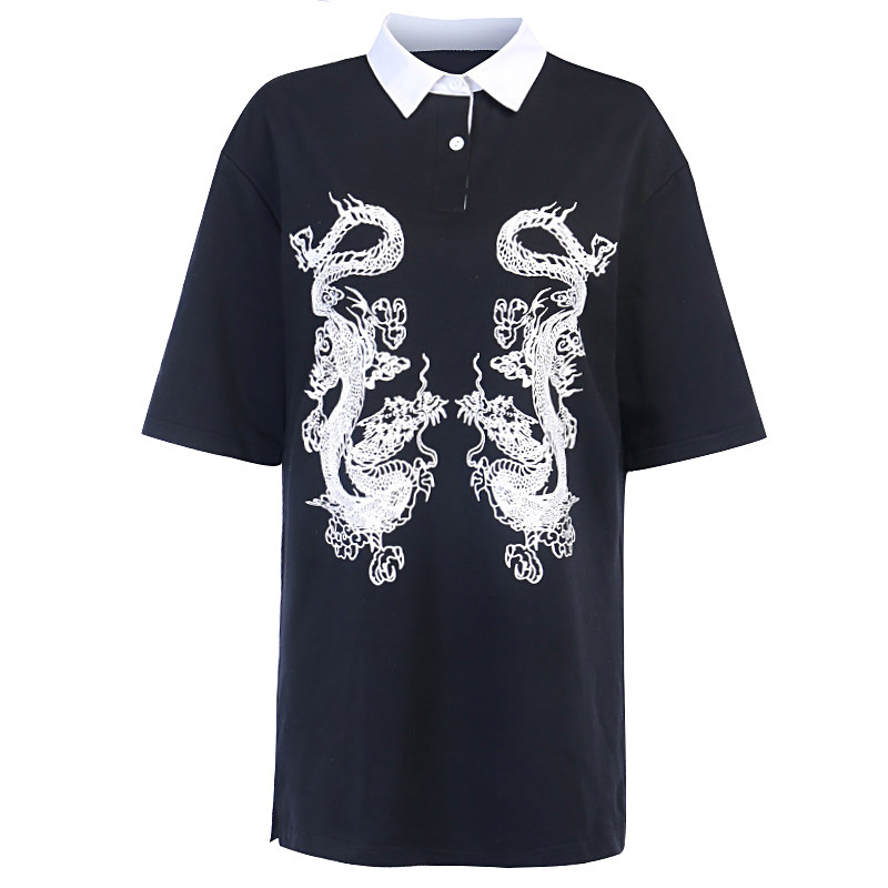 Title 5, Camiseta Polo Feminina Estilo Dark Country, Pad...