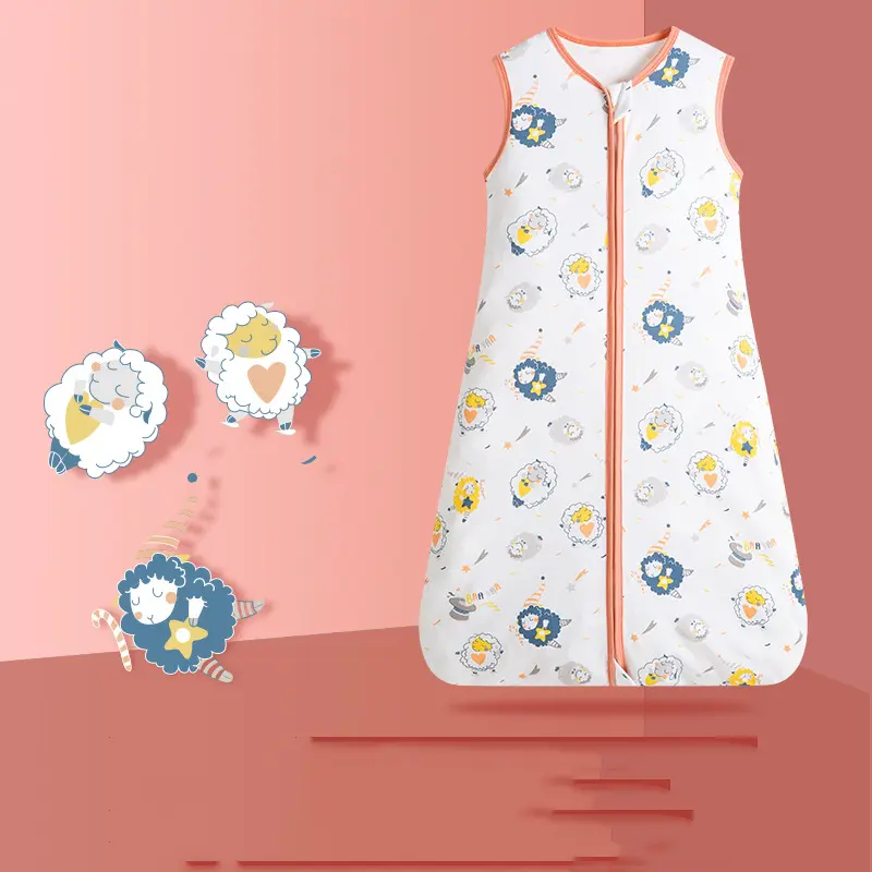 Summer Thin Sleeveless Baby Girl Anti-kick Quilt