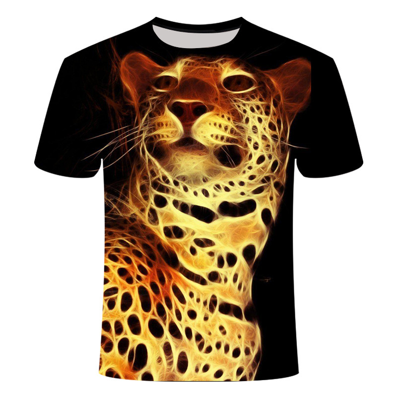 Title 7, Lion Tiger T-shirt Men