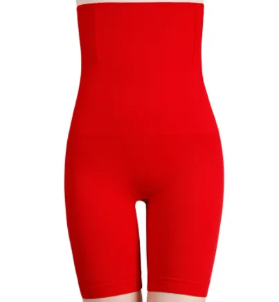 Waist Trainer Women Shapewear Tummy Control Panties Slimming Underwear Body Shaper Butt Lifter Modeling Strap High Waist Girdle - Red
