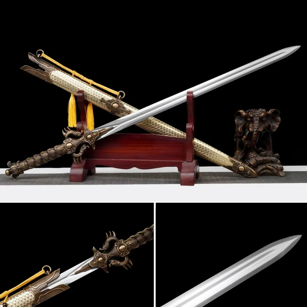 Long Dragon Emperor Sword Long-Style Ancient Han-Style