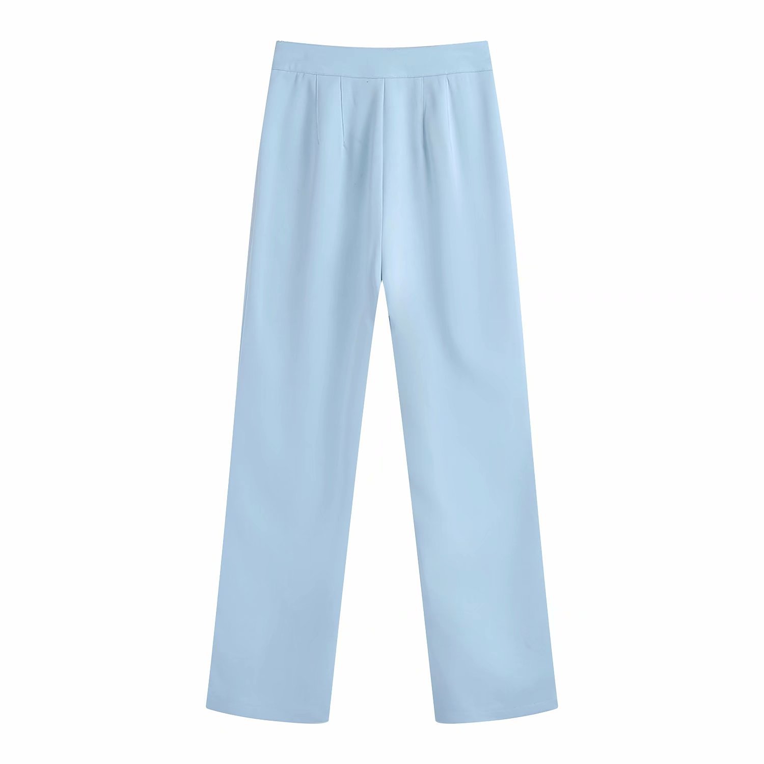 Title 12, Temperament Double-breasted Suit Straight Trousers