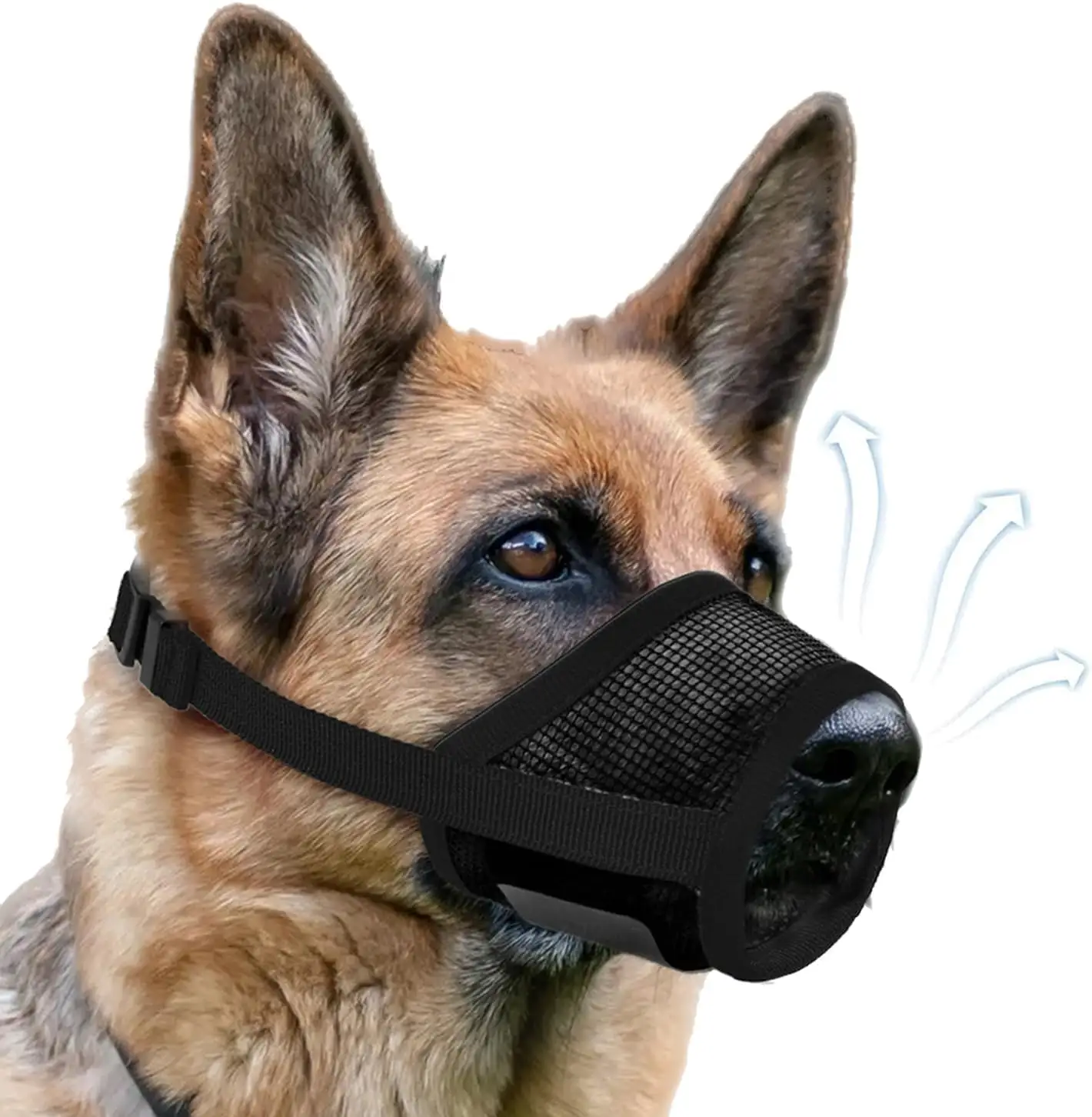 Dog Muzzle, Soft Air Mesh Muzzles