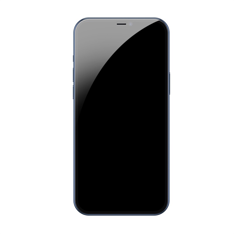 0.3mm Full Screen Curved Privacy Tempered Tempered Film For IP 5.4 Inch Two Pieces Black