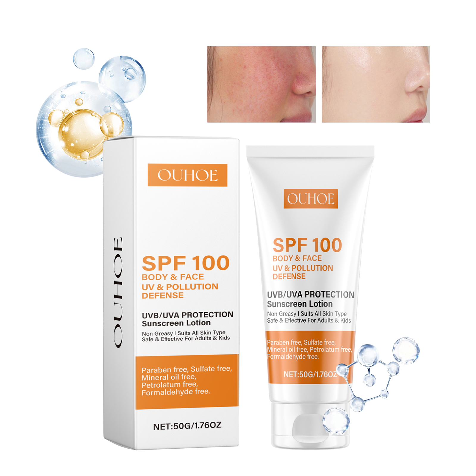 Firming Sunscreen Lotion 50g  1box — foto 3