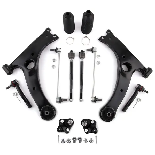 Suspension Inner & Outer Front Lower Control Arm Fit For Corolla 2003-2008 All Models K640361, K640360, K90309, K80230, EV470, ES80432, ES80431