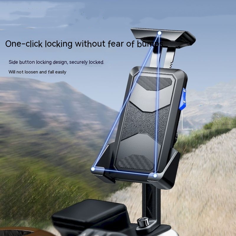 Riding Shockproof Motorcycle Mobile Phone Bracket