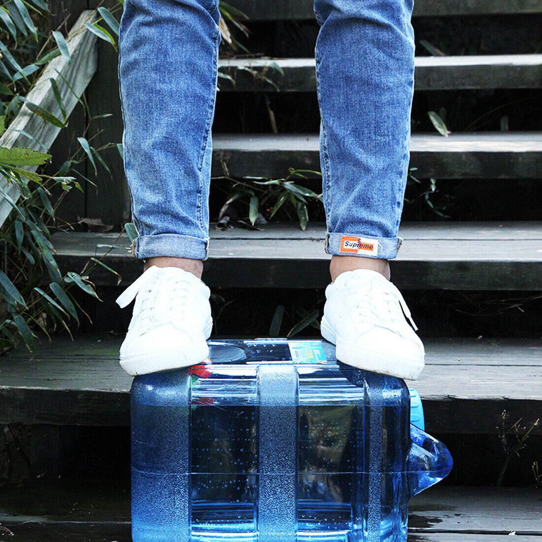 NEW 12L Camping Hiking Tank Container Storage Drinking Water Bottle Bucket With... 9