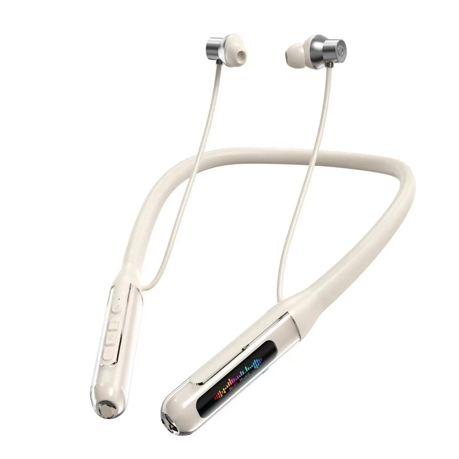 KP-258 Best-selling Neckband Bluetooth Earphones Magnetic Digital