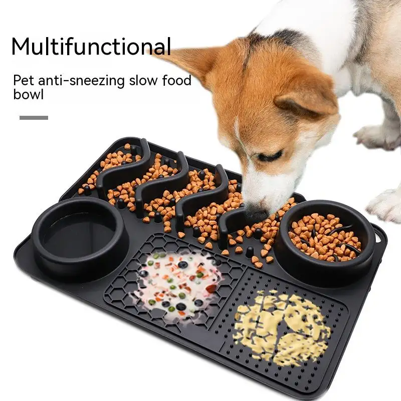 Dog Silicone Licking Pad Pet Mat Smelling