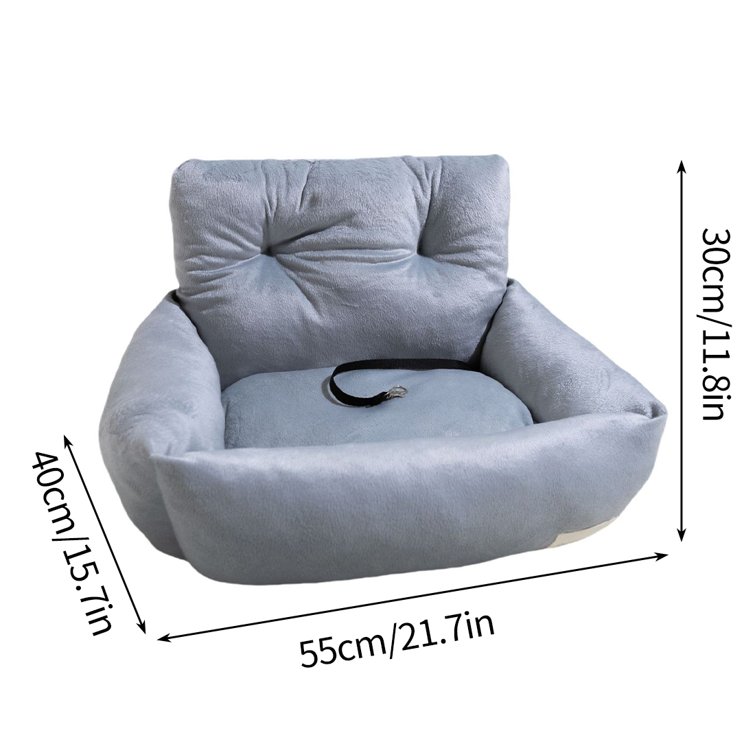 Travel Dog Bed Soft Washable Pet Puppy Cat Car Seat Cushion Comfort — image 5