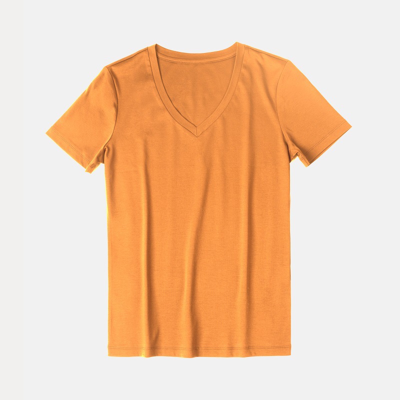 Women's Pure Cotton Simple And Versatile Short-sleeved T-shirt Women's Clothing