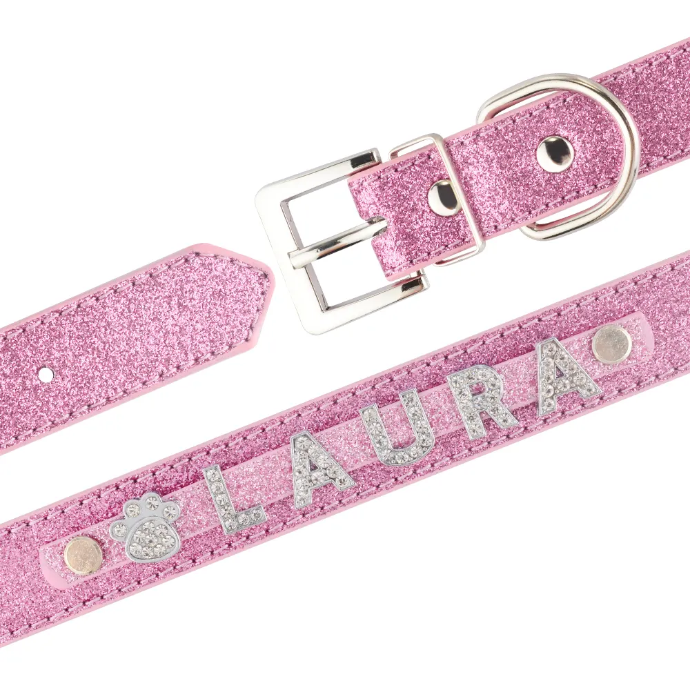 DIY Alphabet Dog Name Pet Collar Wear