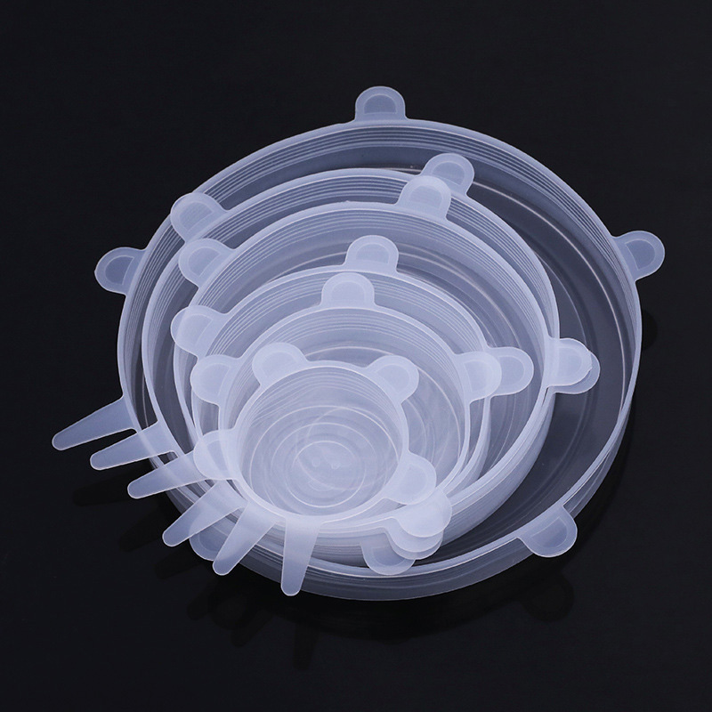 Kitchen Microwave Food Cover With 6 Silicone Lids, Extension Lid, Bowl Lid, Elastic Silicone Lid, Universal Adaptability Lid — foto 3