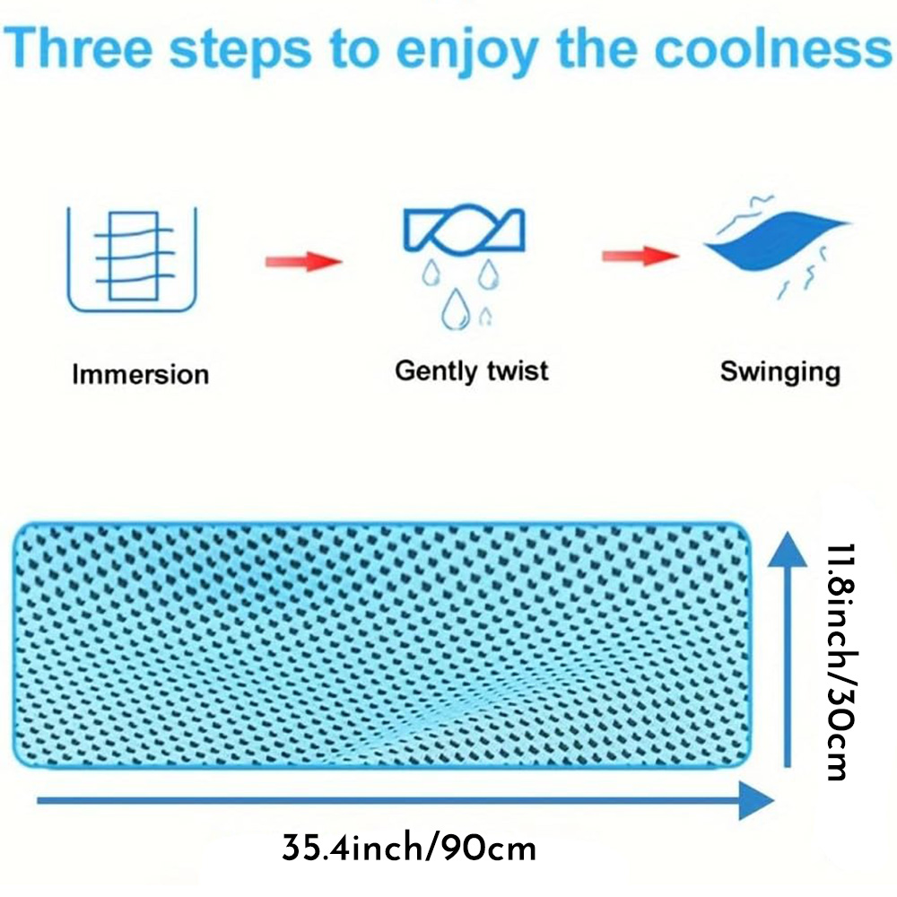 Cooling Sports Towel Quick-Dry, Sweat Absorbing, Ice Cold Fabric For Outdoor Fitness, Yoga, And Gym Workouts 12 Cooling Sports Towel Quick-Dry, Sweat Absorbing, Ice Cold Fabric For Outdoor Fitness, Yoga, And Gym Workouts