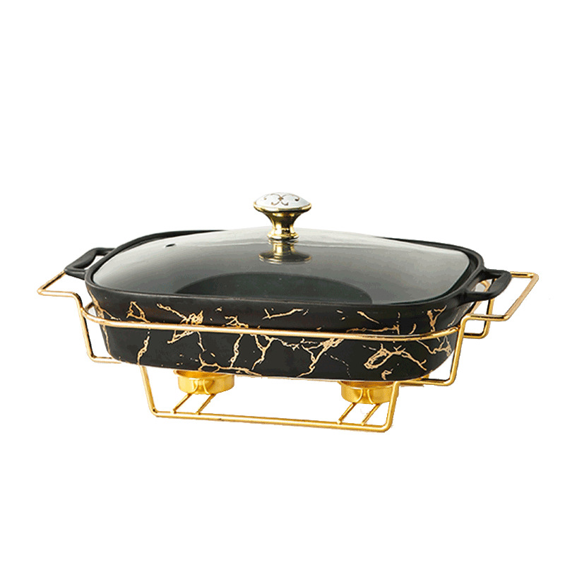 Title 1, Nordic Rectangular Double Ear Ceramic Casserole...