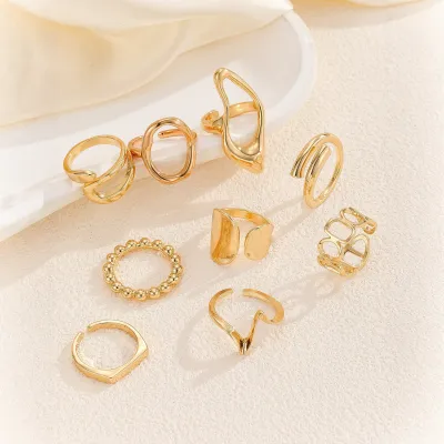 Open Mouth Wavy Ring For Women
