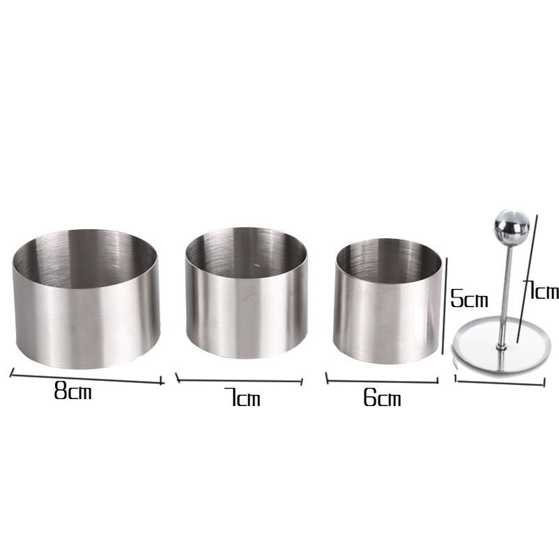 Stainless steel threepiece su